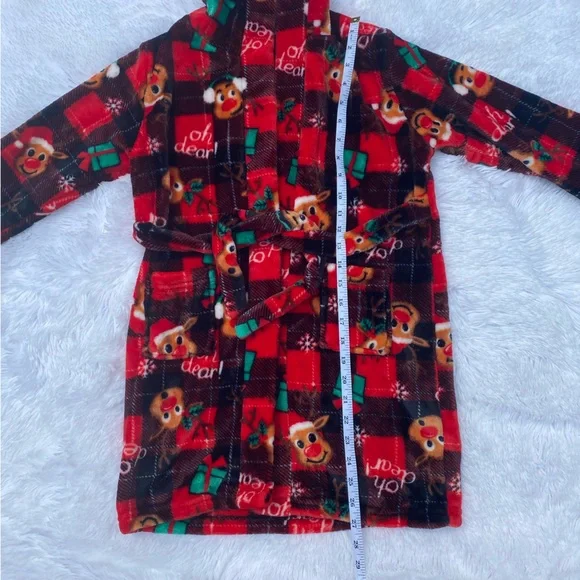 Rudolph Christmas Bathrobe - Picture 8 of 12